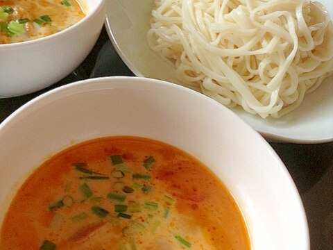 いなばのツナとタイカレーで簡単うどんつけ麺